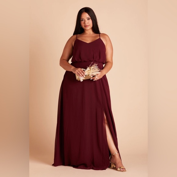 BIRDY GREY GWENNIE DRESS
CHIFFON COLOR CABERNET SIZE LARGE NWT - Picture 4 of 8